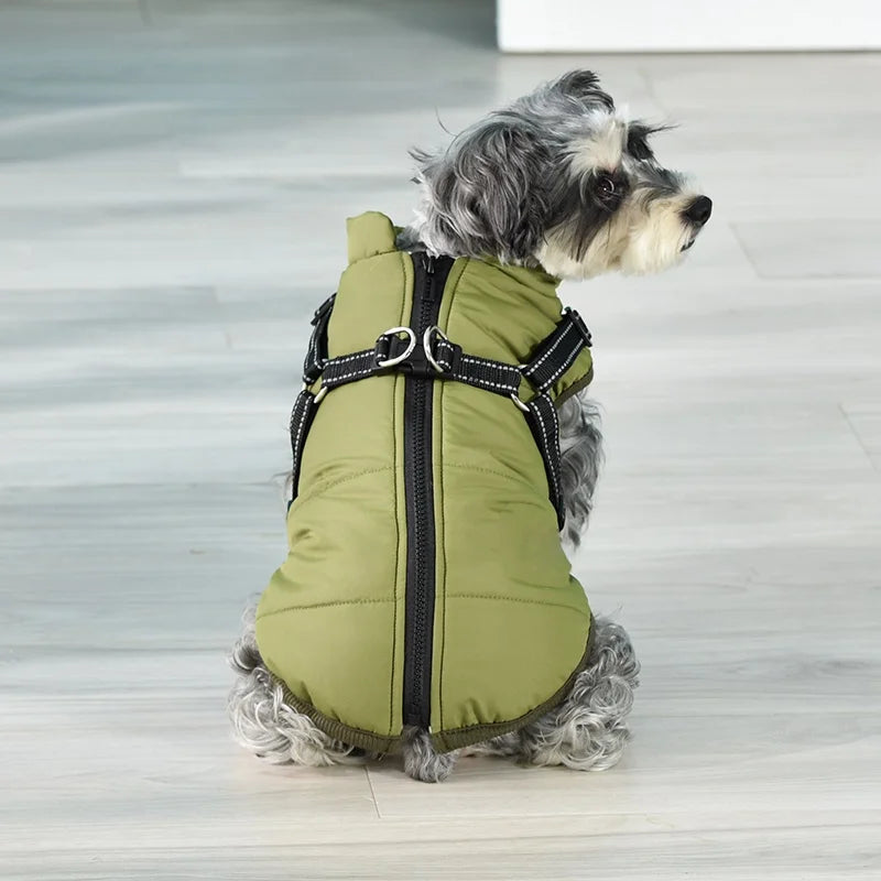 Warm Fleece Large Dog Jacket - Pet Wonderland Cloud