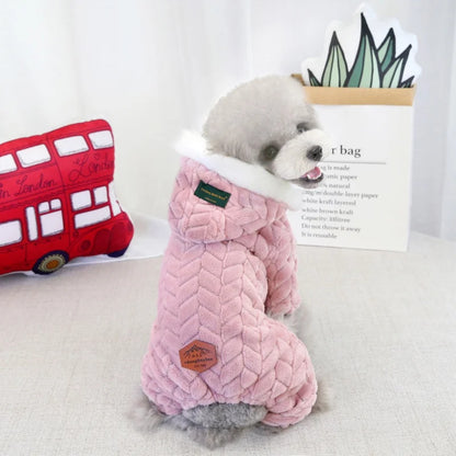 Dog Thicken Warm Fleece Jacket - Pet Wonderland Cloud