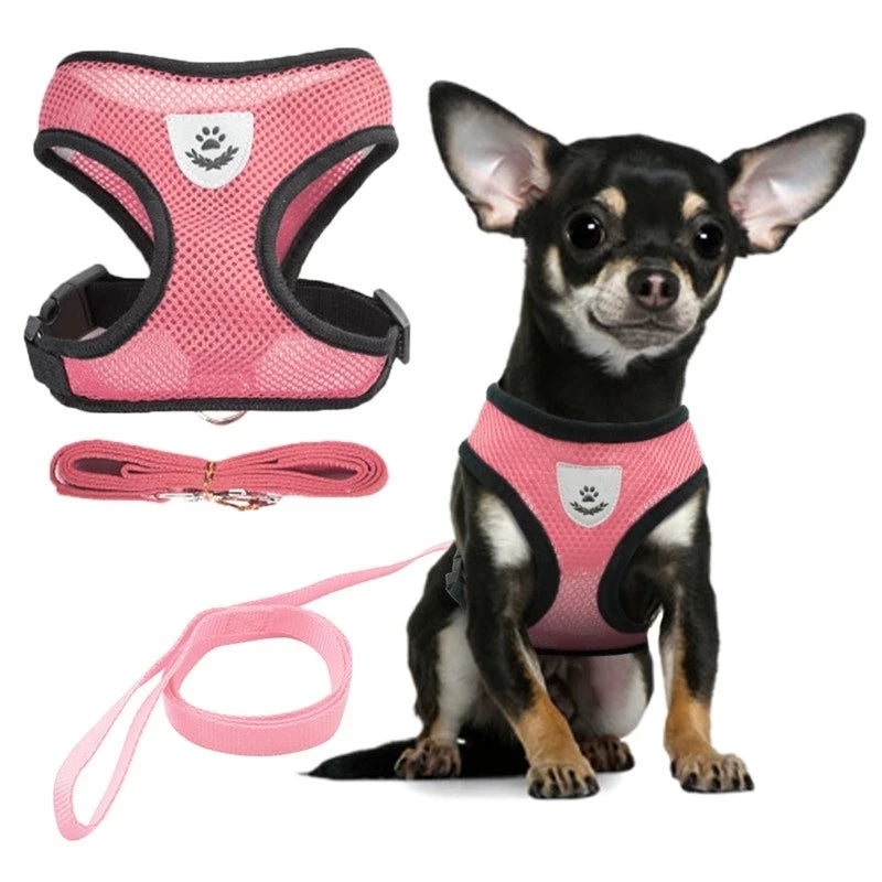 Dog 9 Colors Breathable Harness - Pet Wonderland Cloud