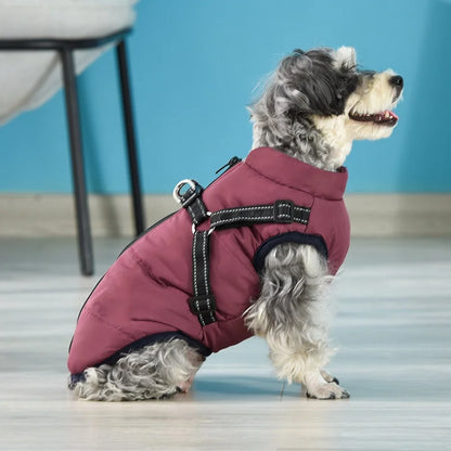 Warm Fleece Large Dog Jacket - Pet Wonderland Cloud