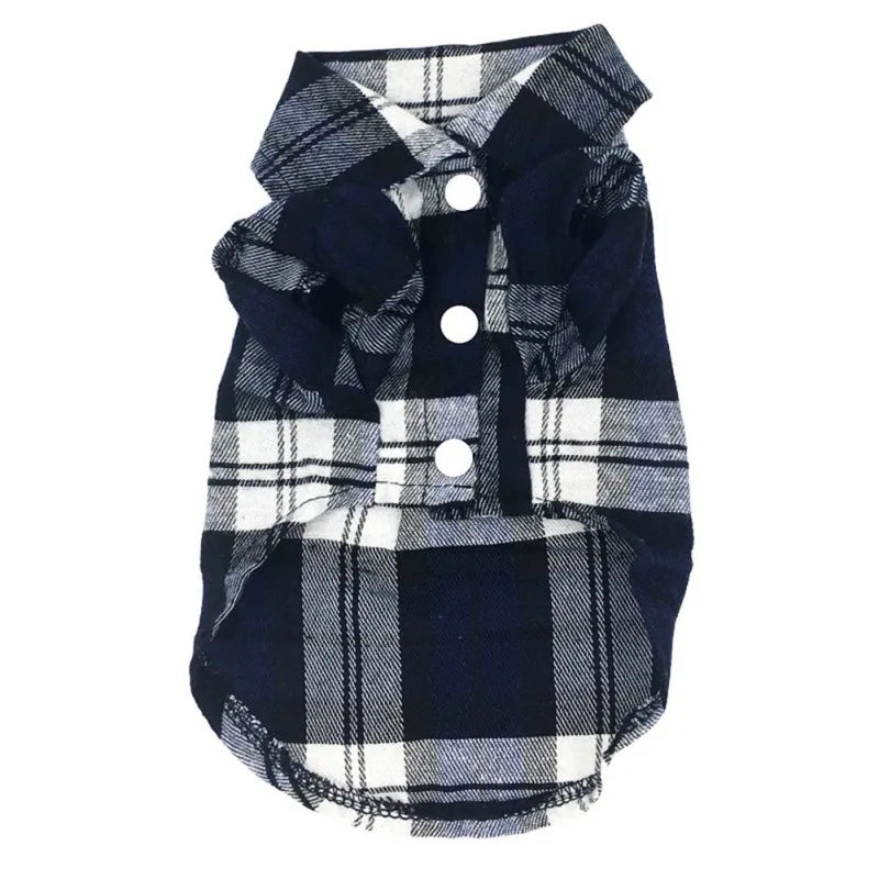 Plaid Dog Vest 