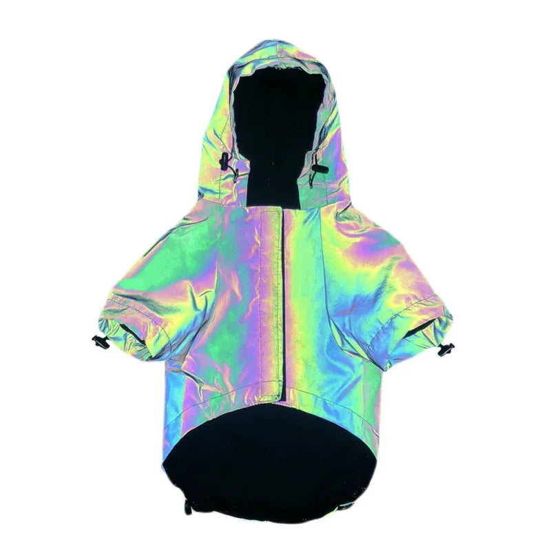 Dog Flashing Windbreaker Hoodie - Pet Wonderland Cloud