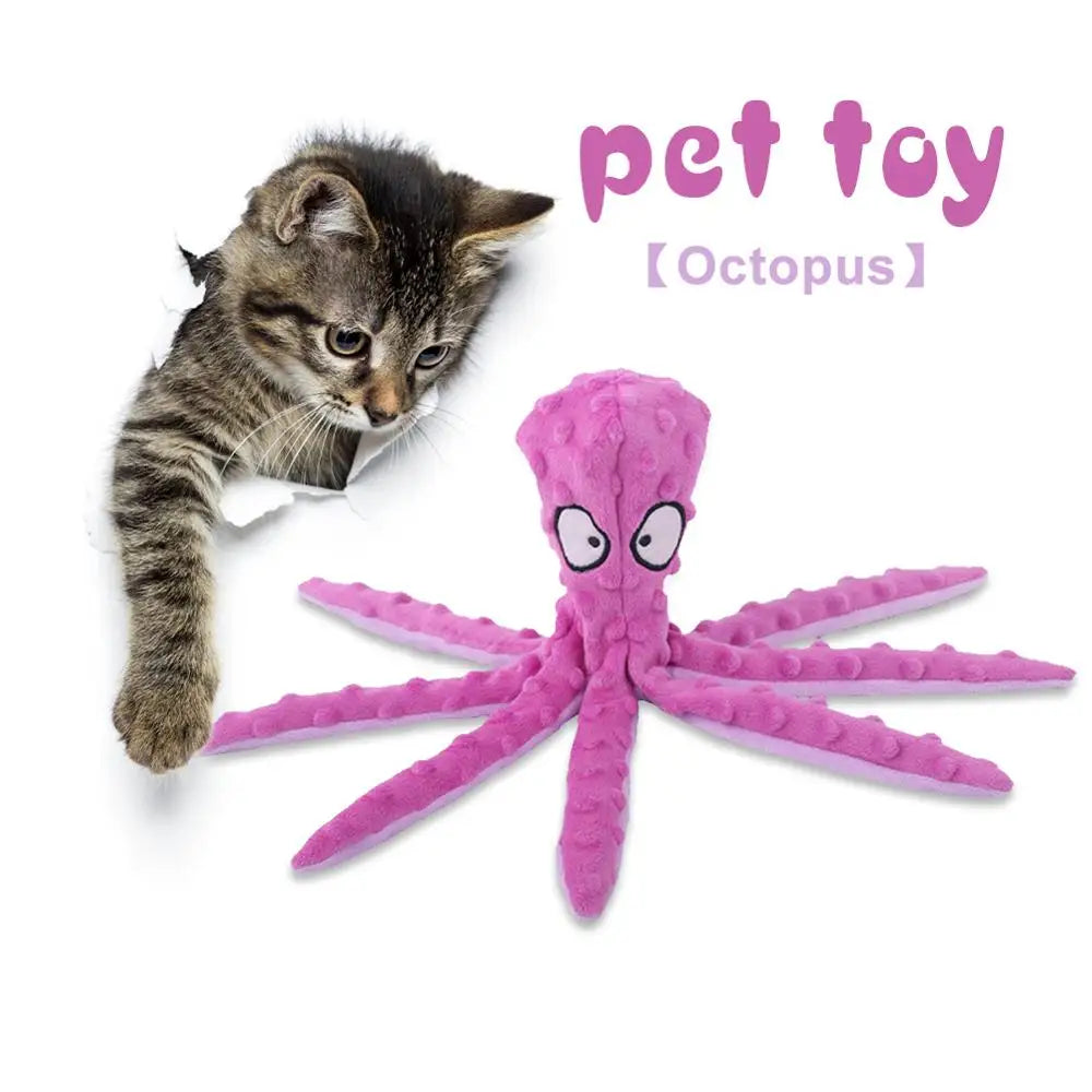 Pet Funny Plush Octopus Toy - Pet Wonderland Cloud