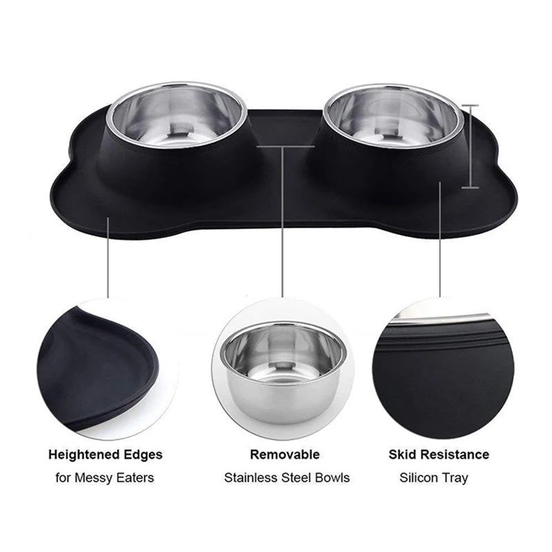 Dog Food Placement Bowls - Pet Wonderland Cloud