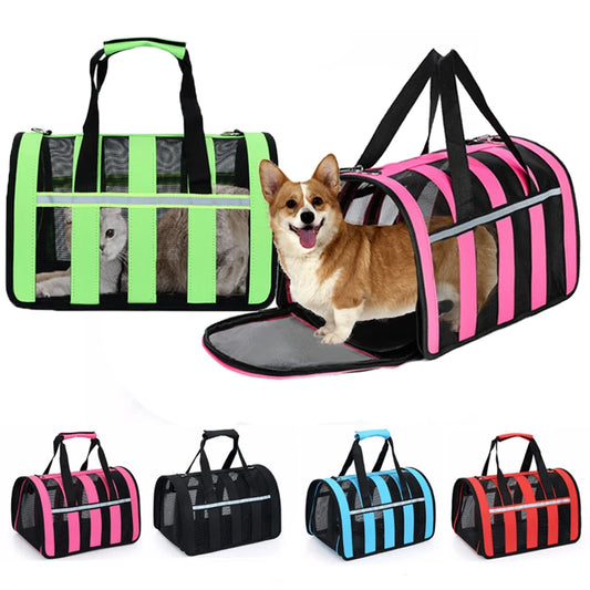 Mesh Window Pet Transport Bag - Pet Wonderland Cloud