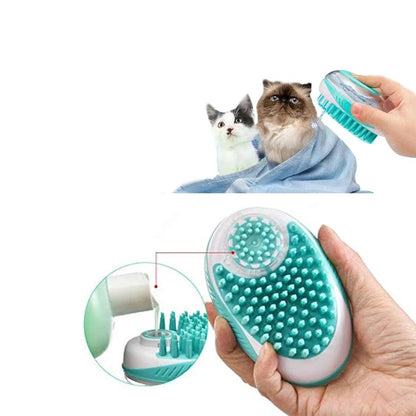 Dog bathing Shampoo Brush - Pet Wonderland Cloud