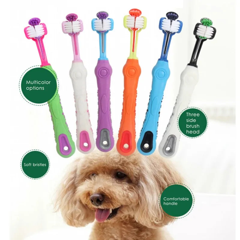 Three Sided Dog Toothbrush - Pet Wonderland Cloud