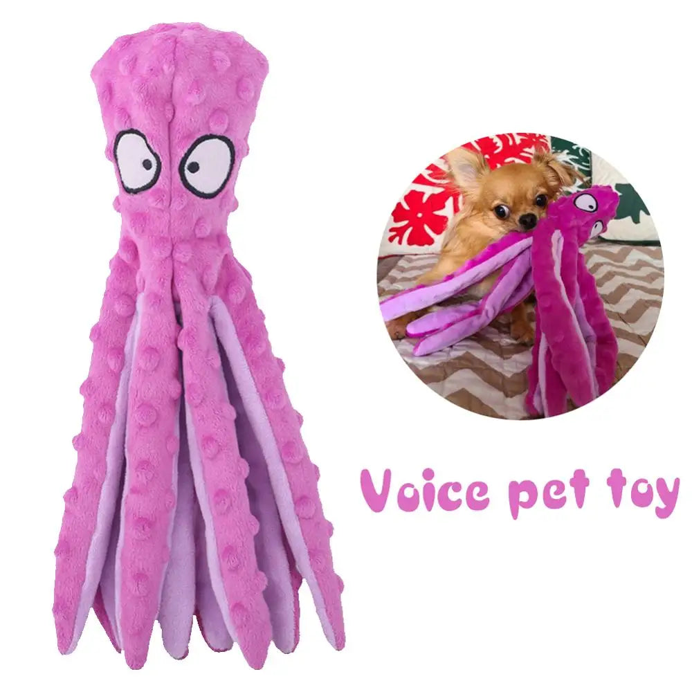 Pet Funny Plush Octopus Toy - Pet Wonderland Cloud