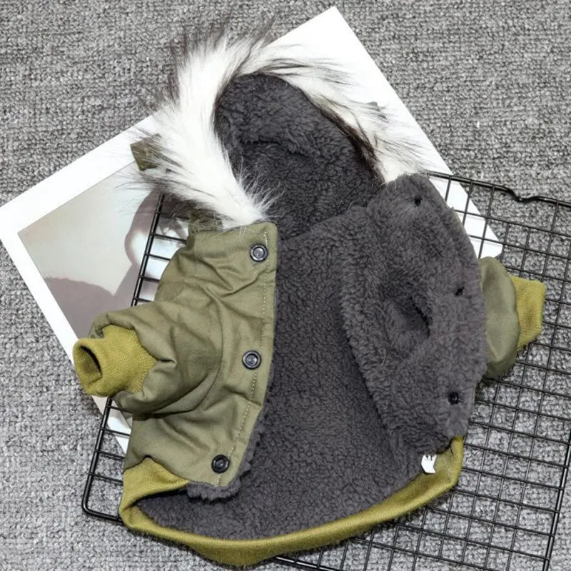 Dog Warm Hoodie Jacket - Pet Wonderland Cloud