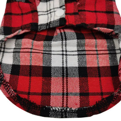 Plaid Dog Vest 