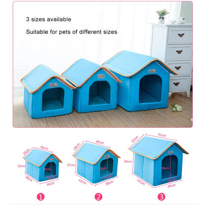 Winter Pet House Foldable Bed - Pet Wonderland Cloud