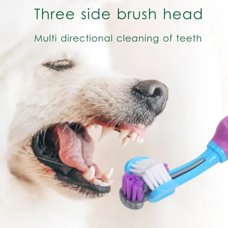 Three Sided Dog Toothbrush - Pet Wonderland Cloud