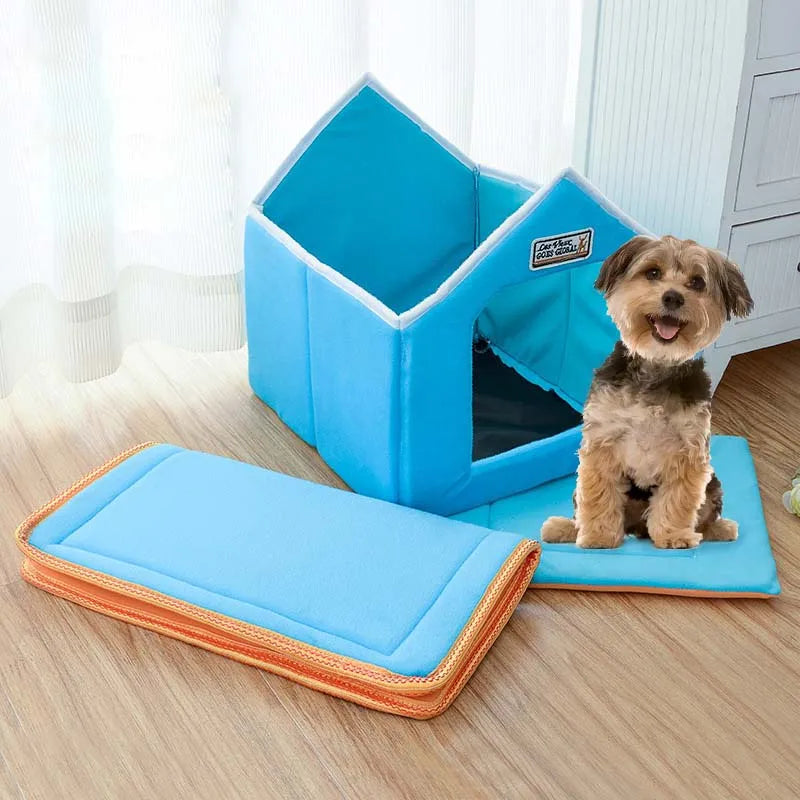 Winter Pet House Foldable Bed - Pet Wonderland Cloud