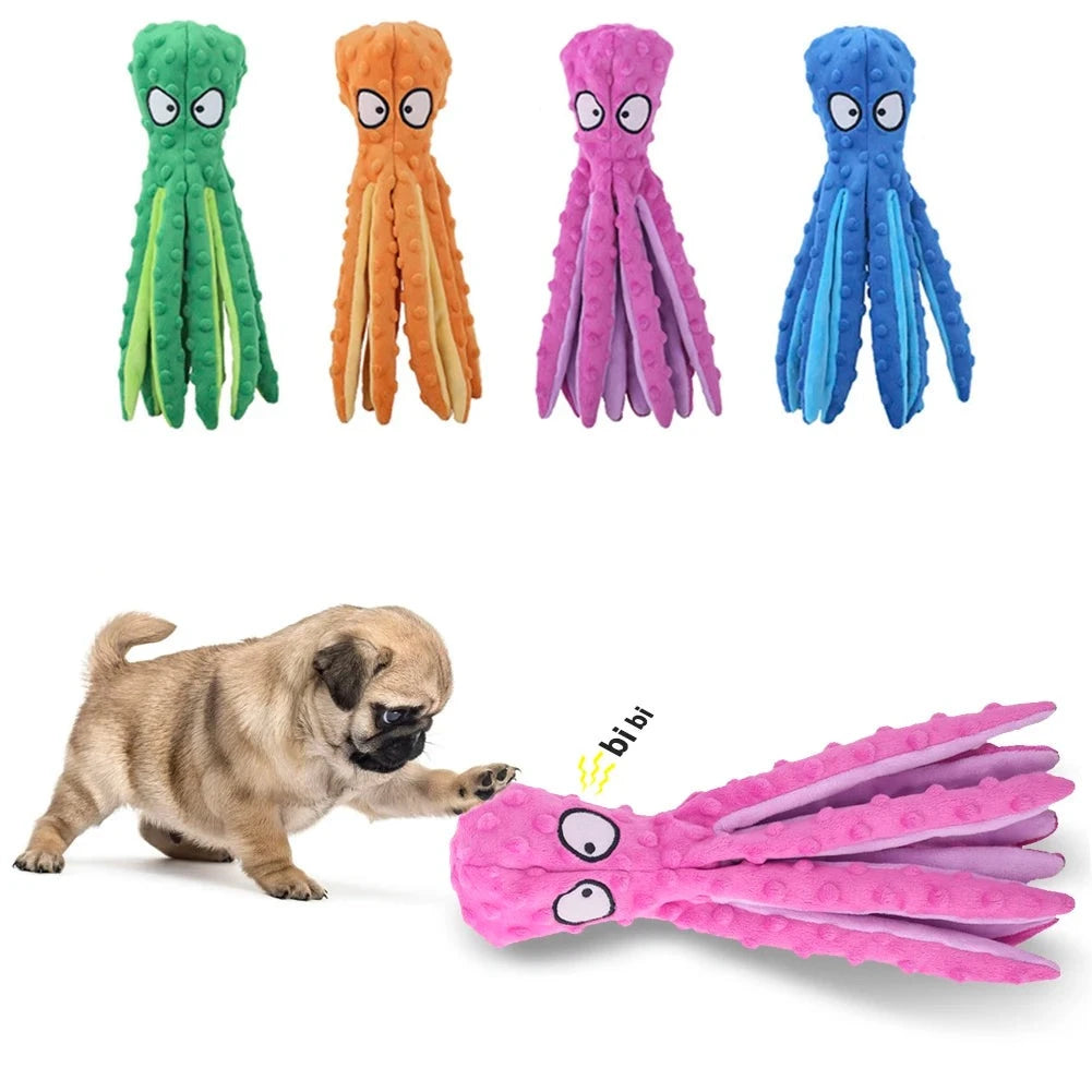 Pet Funny Plush Octopus Toy - Pet Wonderland Cloud