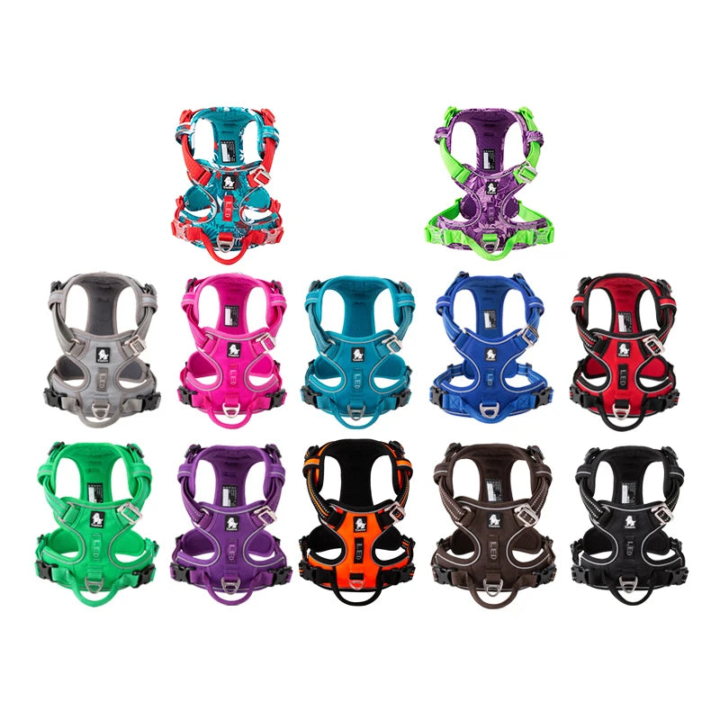 Dog Reflective Nylon Harness - Pet Wonderland Cloud