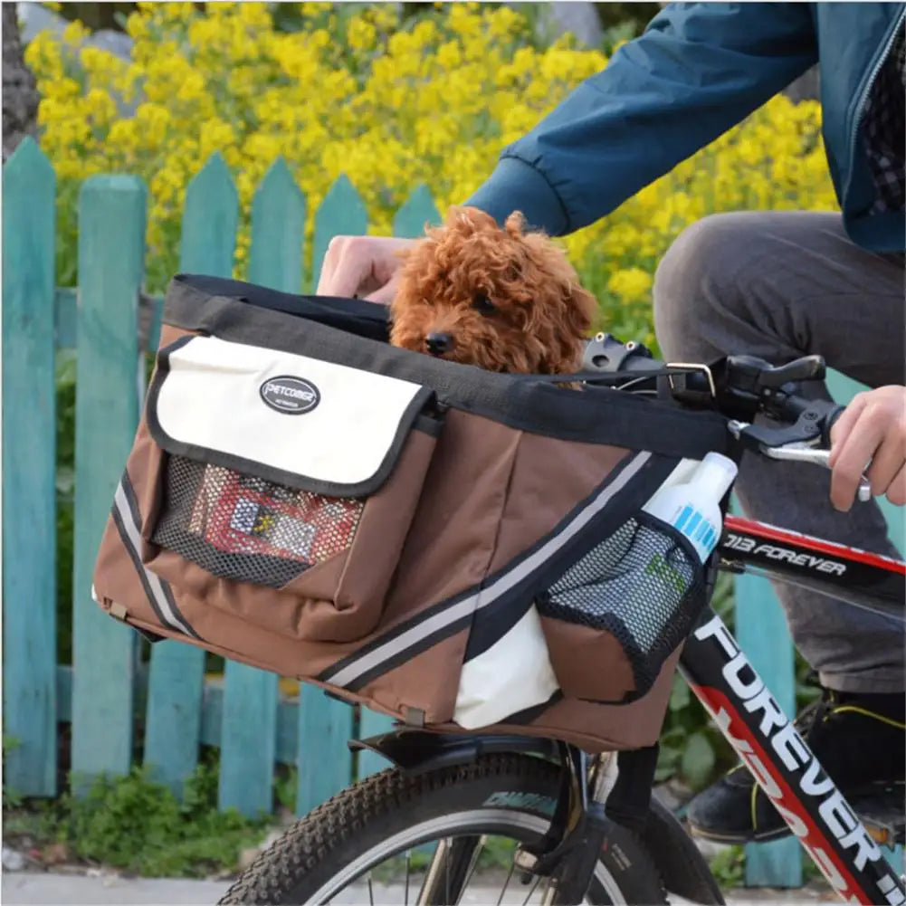 Dog Bicycle Front Basket Bag - Pet Wonderland Cloud