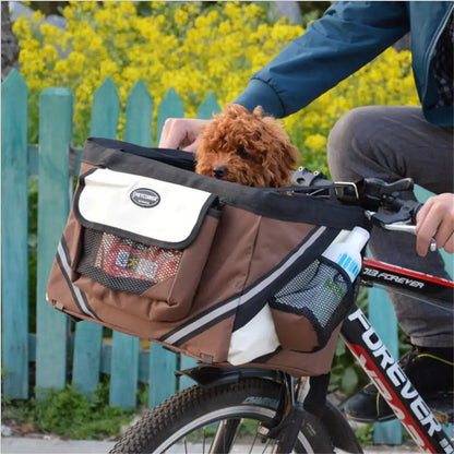 Dog Bicycle Front Basket Bag - Pet Wonderland Cloud