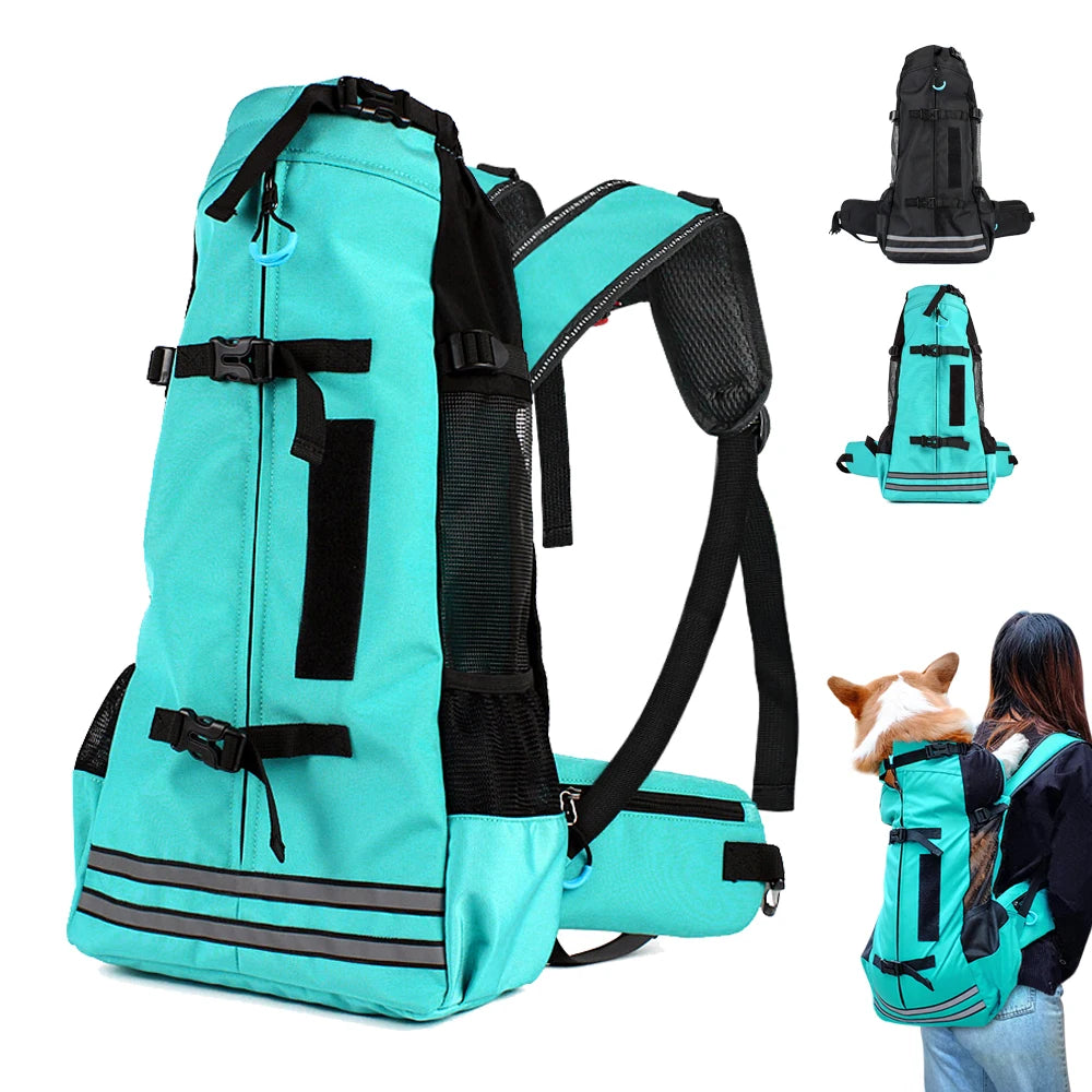 Oxford Cloth Pet Carrier Backpack - Pet Wonderland Cloud