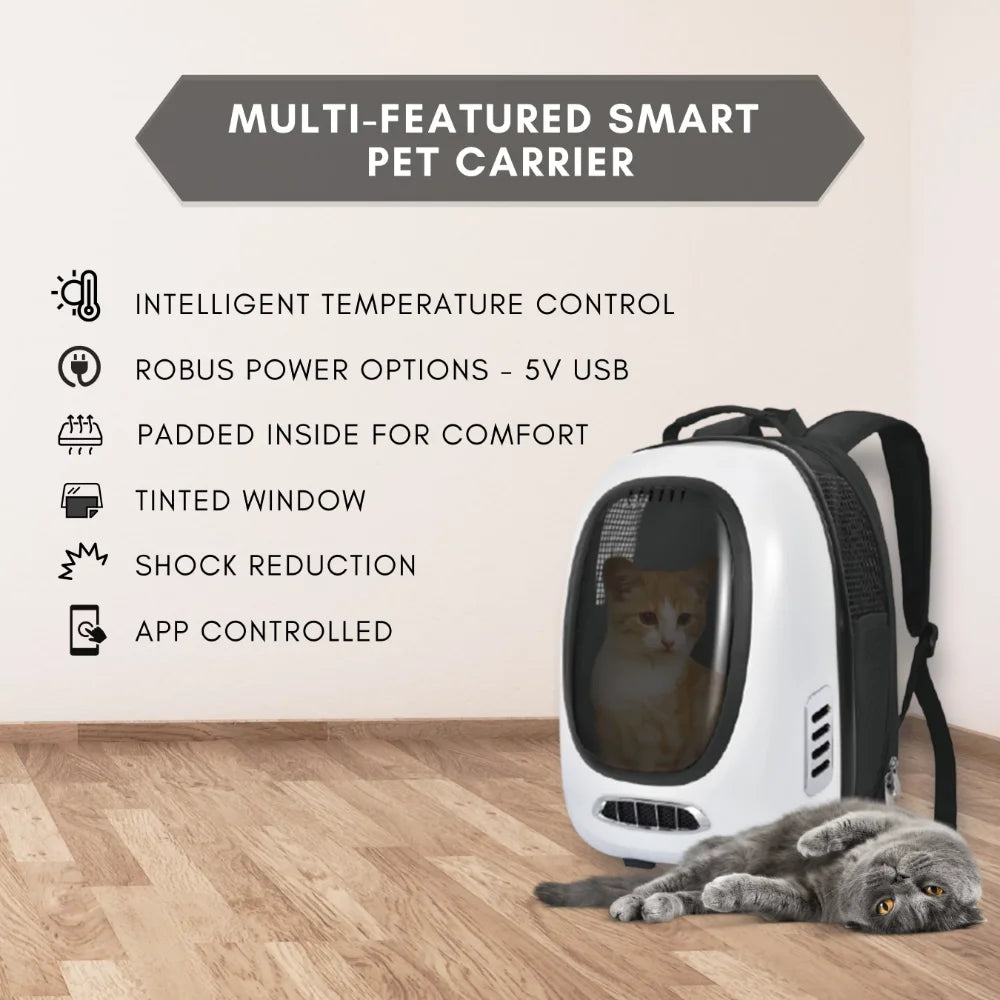 Temperature Control Pet Backpack - Pet Wonderland Cloud