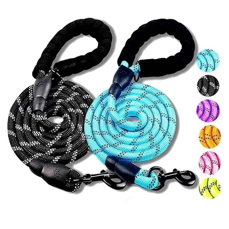 Dog Reflective Strong Nylon Leash - Pet Wonderland Cloud