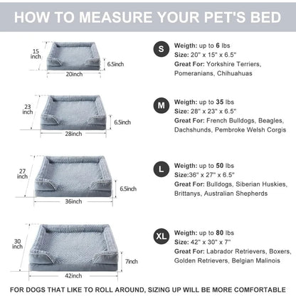 Extra Large Dog Washable Bed - Pet Wonderland Cloud