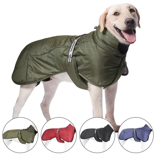 Warm Large Dog Down Jacket - Pet Wonderland Cloud