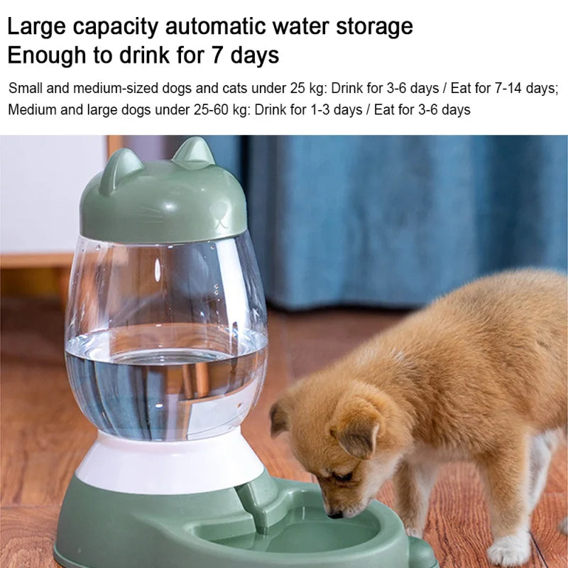 Pet Auto Food Water Dispenser Set - Pet Wonderland Cloud