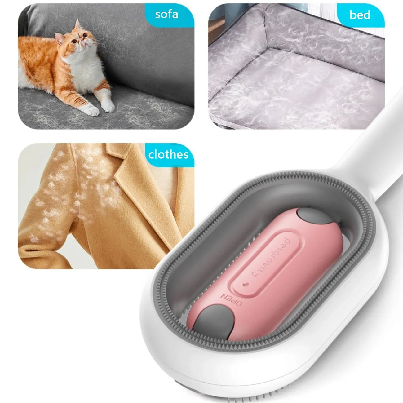 Pet Hair Removal Comb - Pet Wonderland Cloud