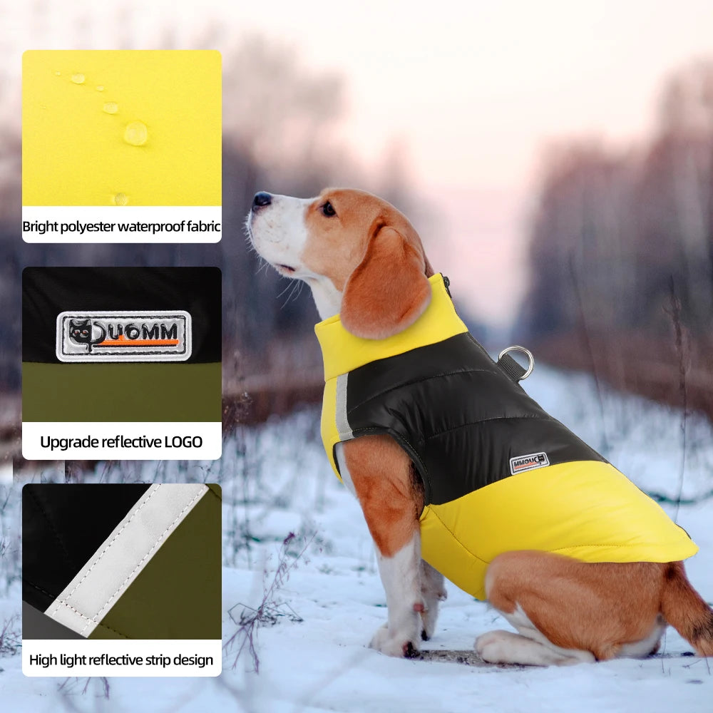 Waterproof Dog Warm Reflective Jacket - Pet Wonderland Cloud