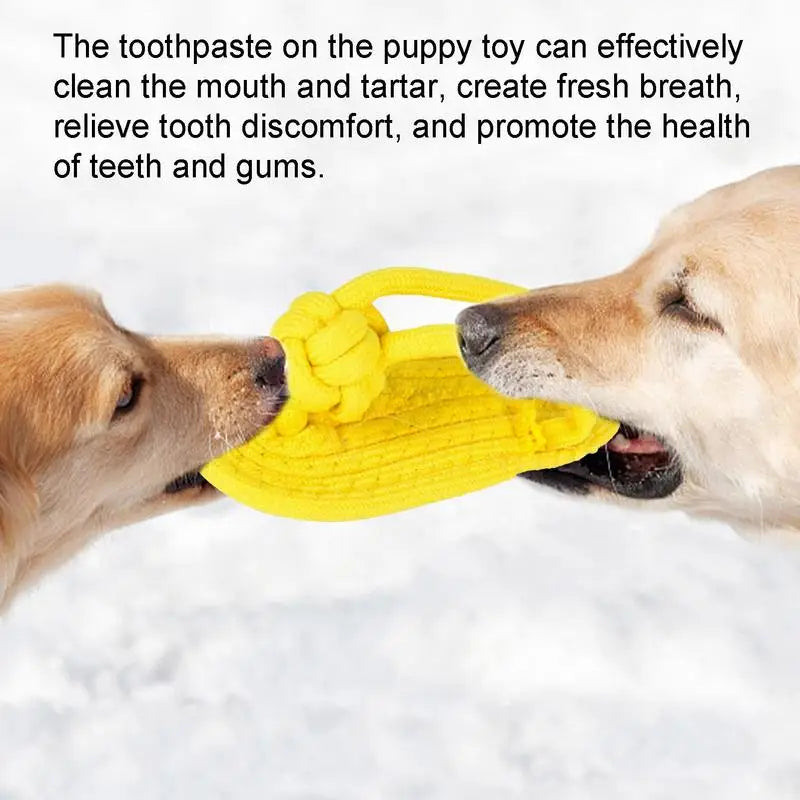 Dog Teeth Cleaning Squeaky Toy