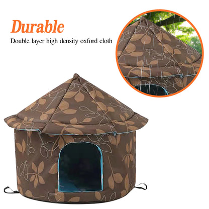 Outdoor Dog House Foldable Bed - Pet Wonderland Cloud