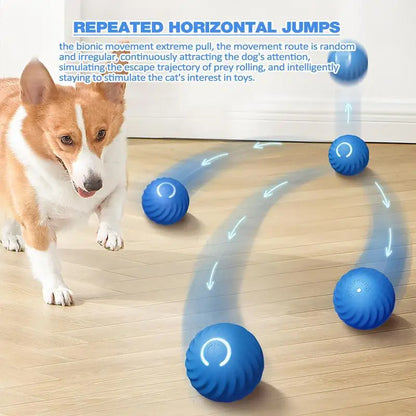 Dog Moving Gravity Jumping Ball Toy