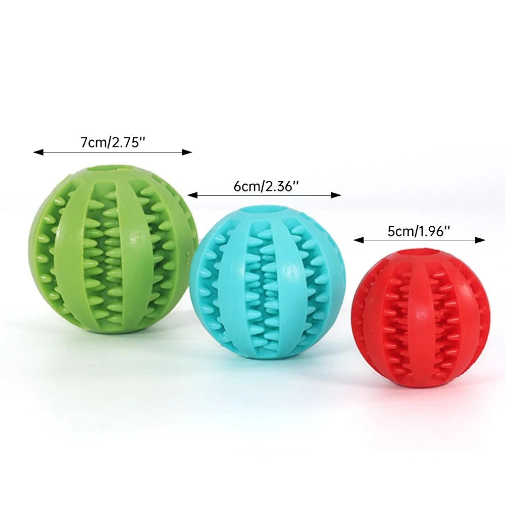 Dog Rubber Ball Chewing Toy