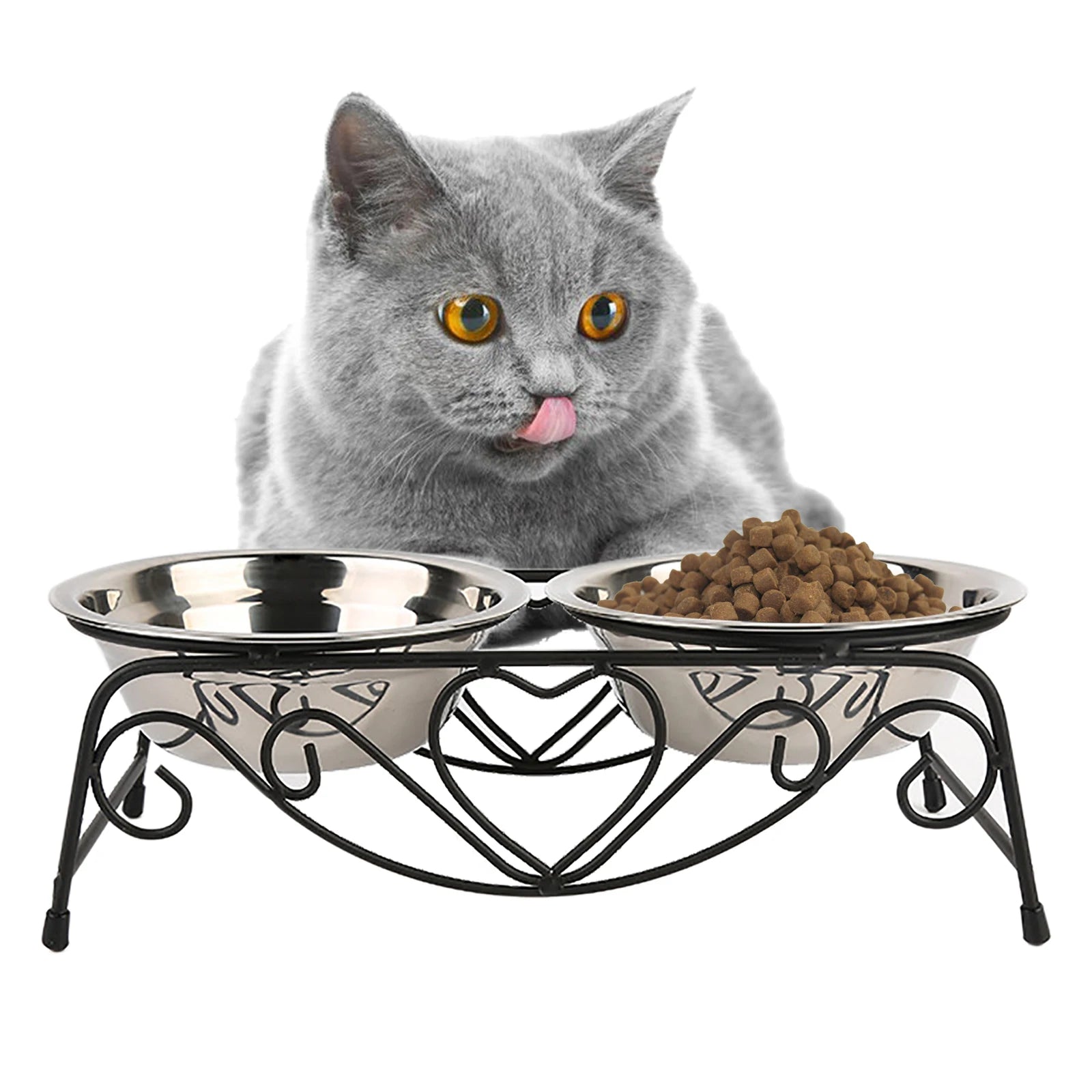 Double Feeding Stand Bowl - Pet Wonderland Cloud