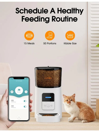 New Cat 6L Automatic Food Dispenser - Pet Wonderland Cloud