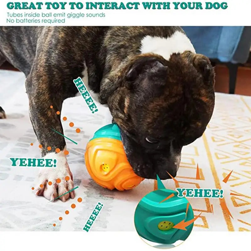 Dog Squeaky Wobble Giggle Ball Toy