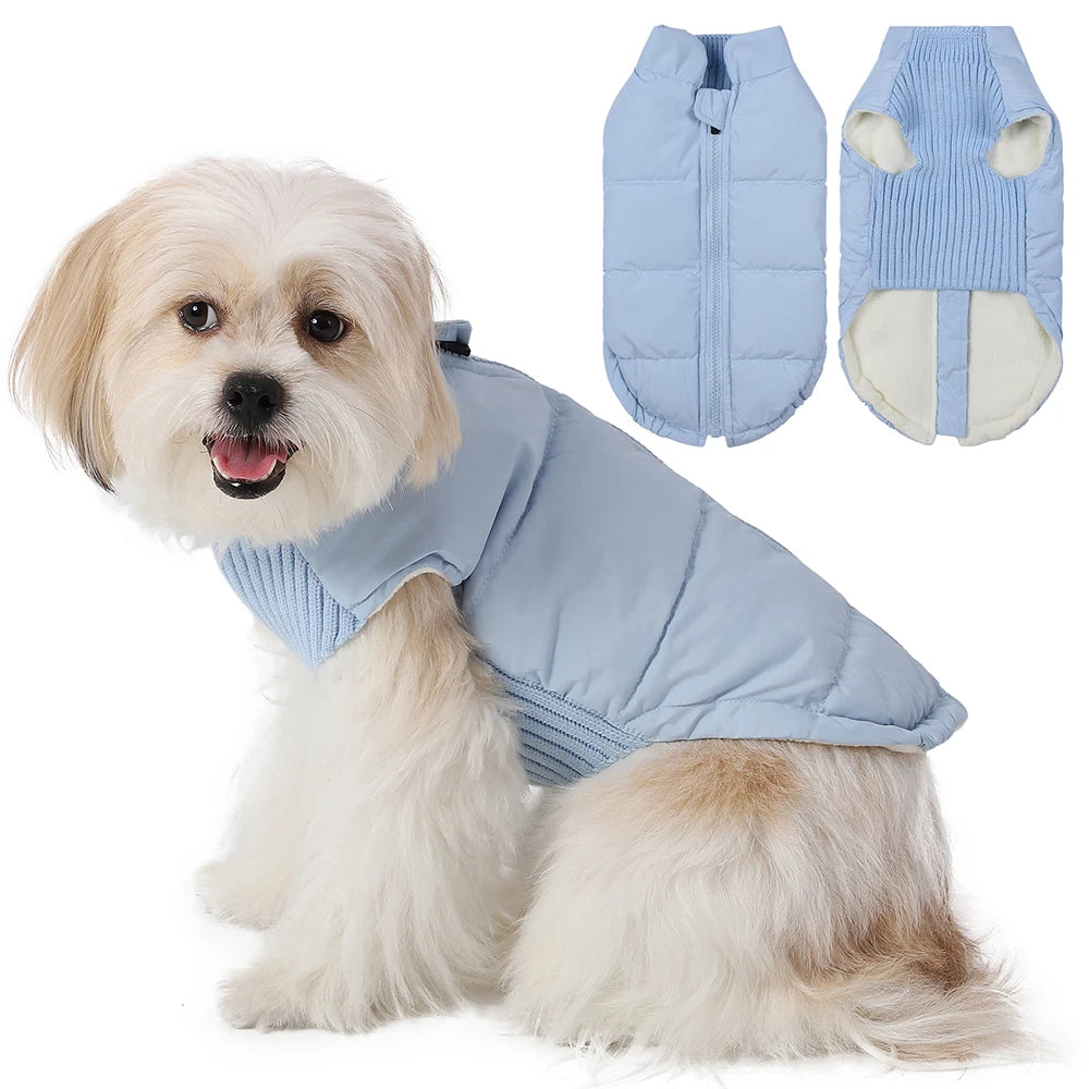 Winter Dog Warm Padded Coat - Pet Wonderland Cloud