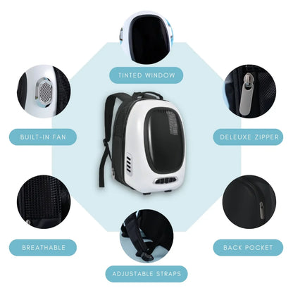 Temperature Control Pet Backpack - Pet Wonderland Cloud