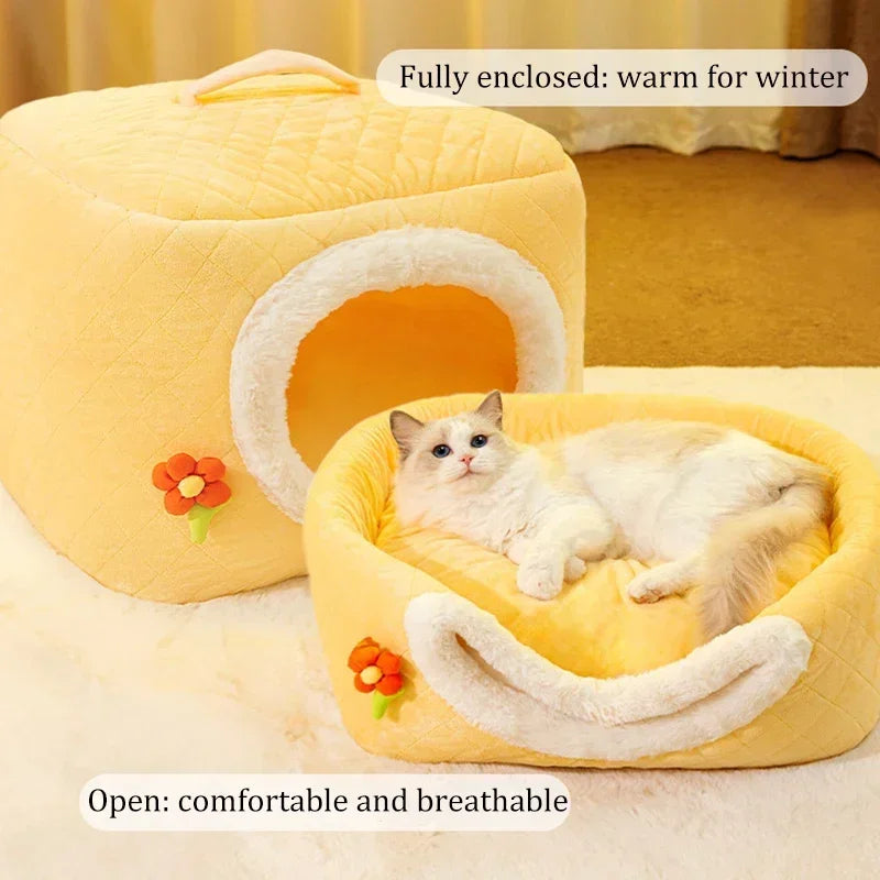 Dog Winter Soft Nest Kennel - Pet Wonderland Cloud