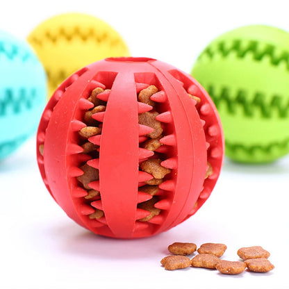 Dog Rubber Ball Chewing Toy