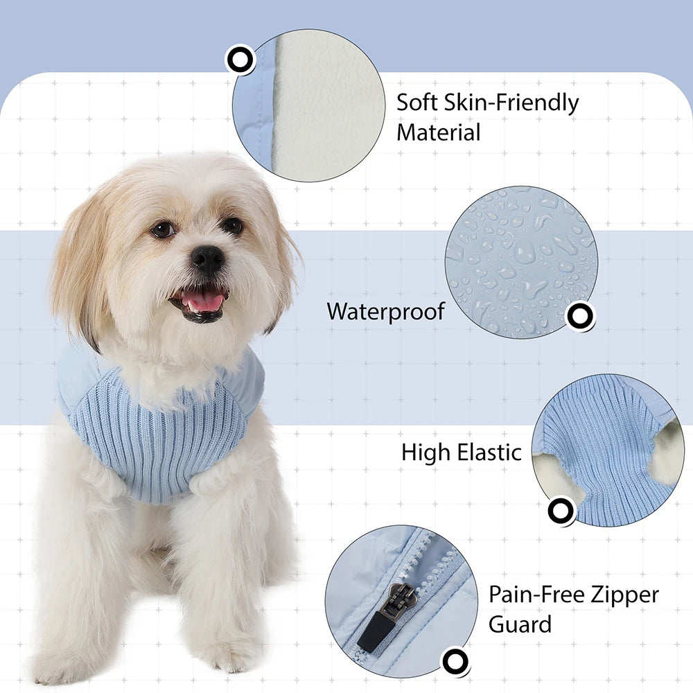 Winter Dog Warm Padded Coat - Pet Wonderland Cloud