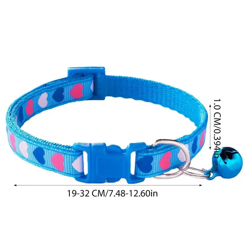 PVC Colorful Dog Bell Collar - Pet Wonderland Cloud