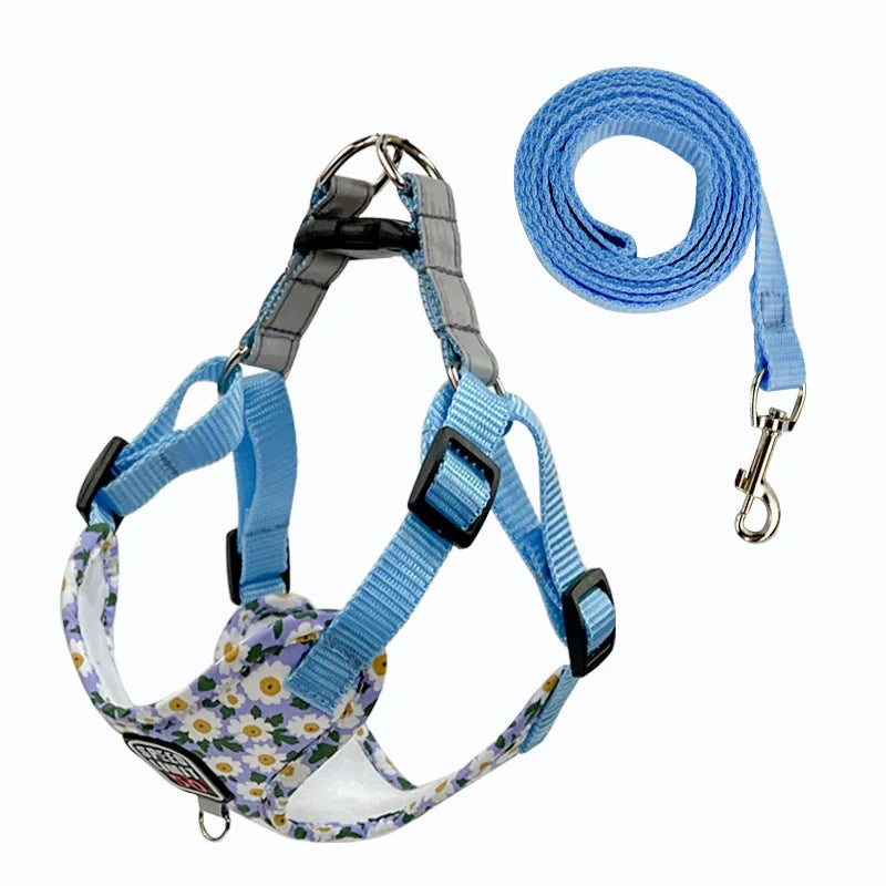 Reflective Dog Harness Leash Set - Pet Wonderland Cloud