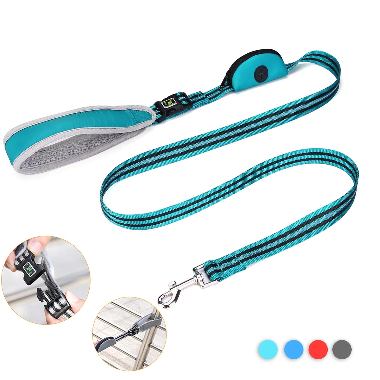 Dog Reflective Nylon Running Rope - Pet Wonderland Cloud