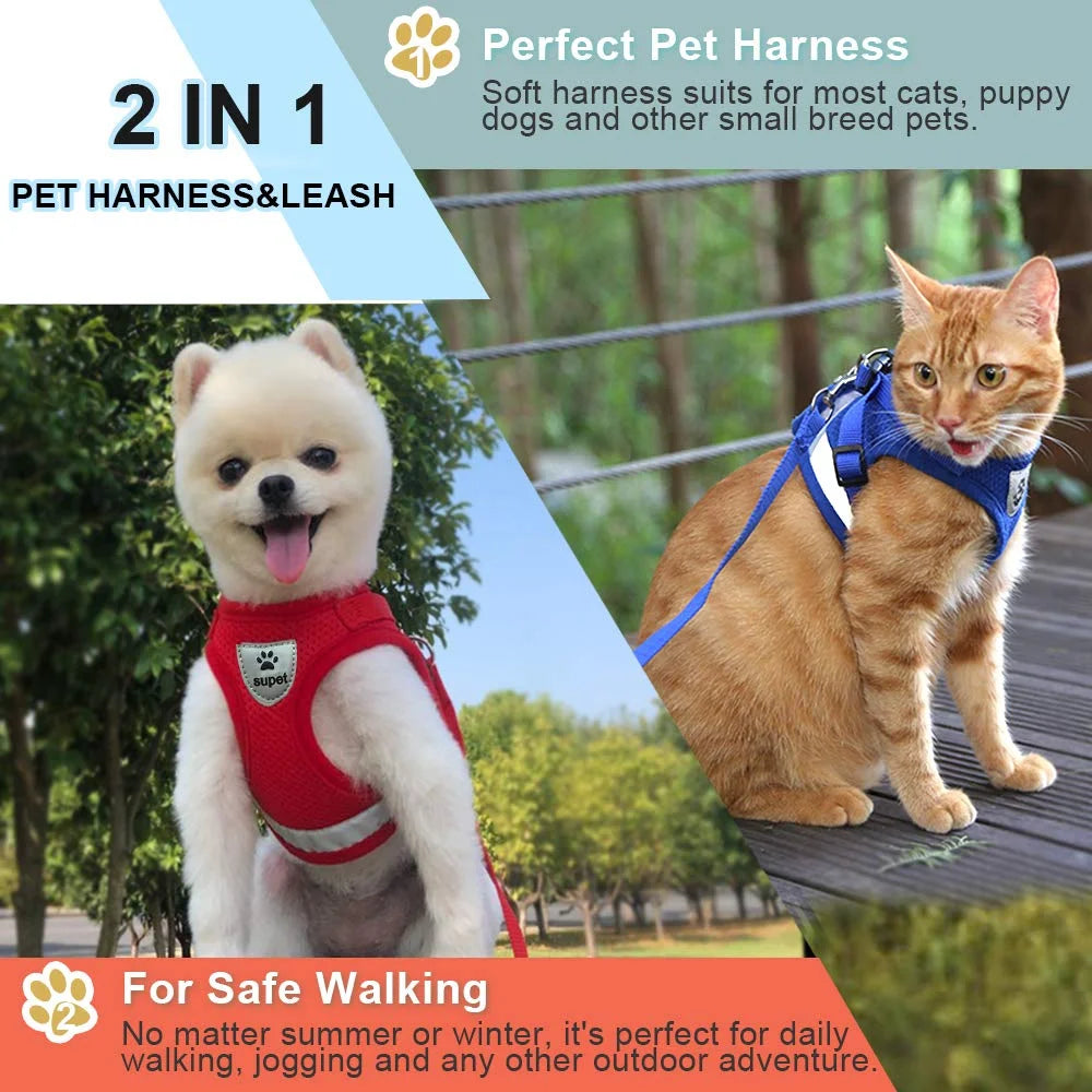 Reflective Dog Chest Strap Harness - Pet Wonderland Cloud