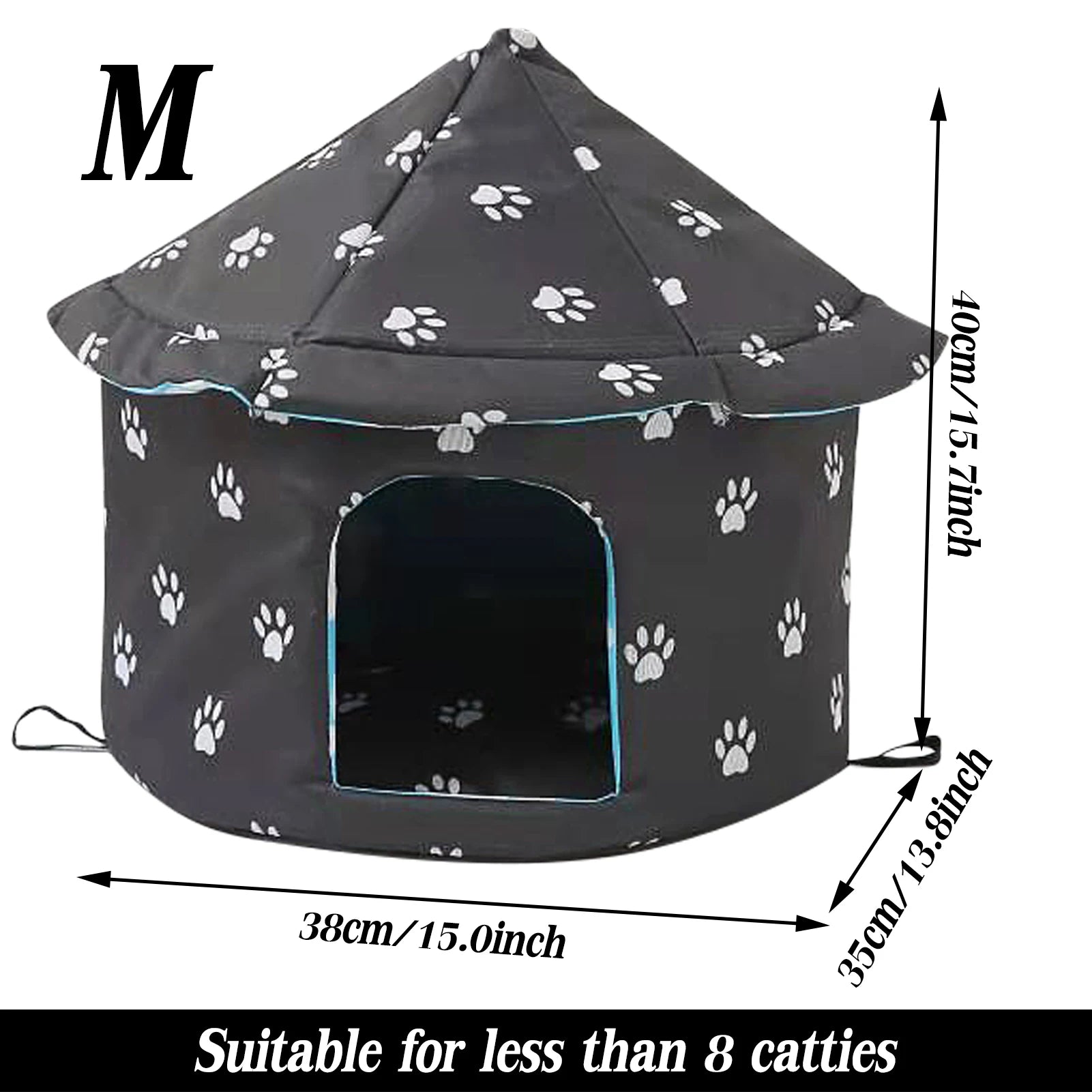 Outdoor Dog House Foldable Bed - Pet Wonderland Cloud