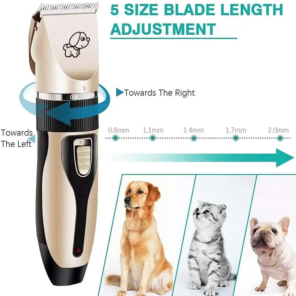 Dog Electric Quiet Hair Clipper - Pet Wonderland Cloud