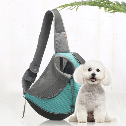 Teddy Small Dog Shoulder Out Bag - Pet Wonderland Cloud