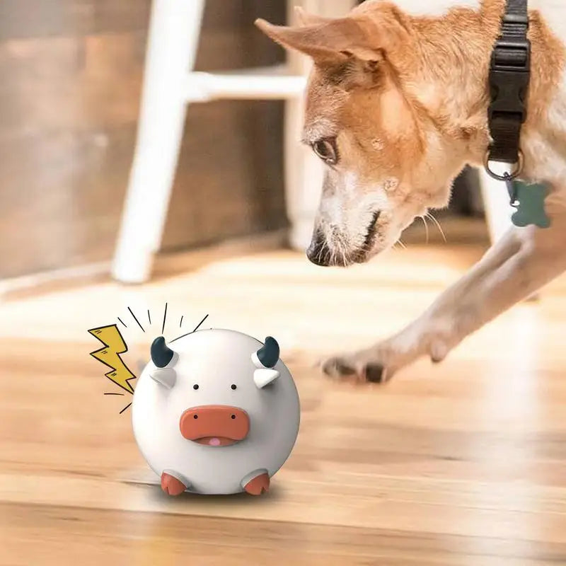 Dog Cartoon Design Squeak Ball Toy - Pet Wonderland Cloud