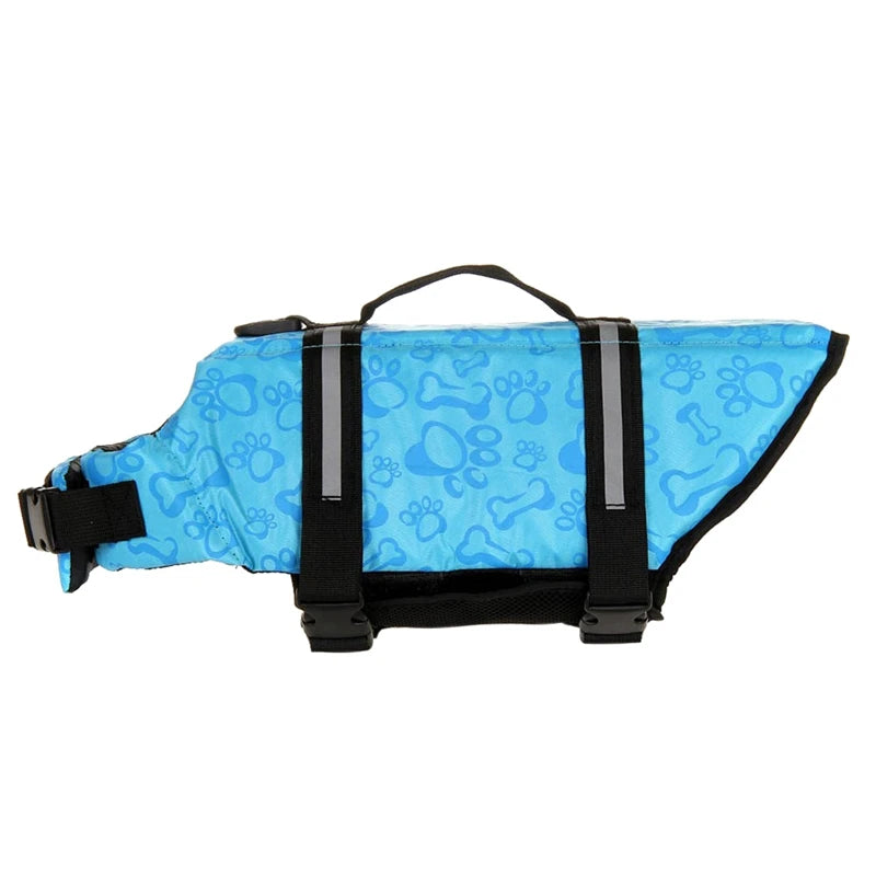 Dog Printed Reflective Swimming Vest - Pet Wonderland Cloud